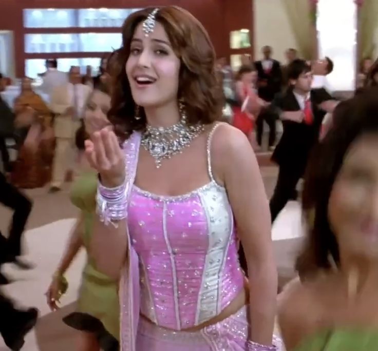 00s Bollywood Fashion, 2000s Bollywood Saree, Y2k Lehenga, Katrina Kaif Outfits 2000s, 2000s Lehenga, 2000s Bollywood Lehenga, Indian 90s Aesthetic, 90s Bollywood Lehenga, 90s Lehenga