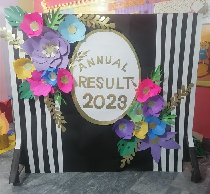 School board idea Result Declaration Board Decoration, Annual Day Board Decoration School, Annual Result Day Board Decoration, Admission Open Board Decoration, Result Day Decoration Ideas In School, Annual Function Themes For School, Annual Result Day Decoration In School, Result Day Board Decoration Ideas, Annual Day Decoration For School