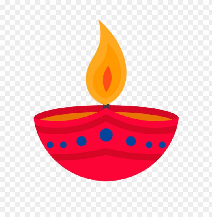 a red candle with a yellow flame in the center on a white background png