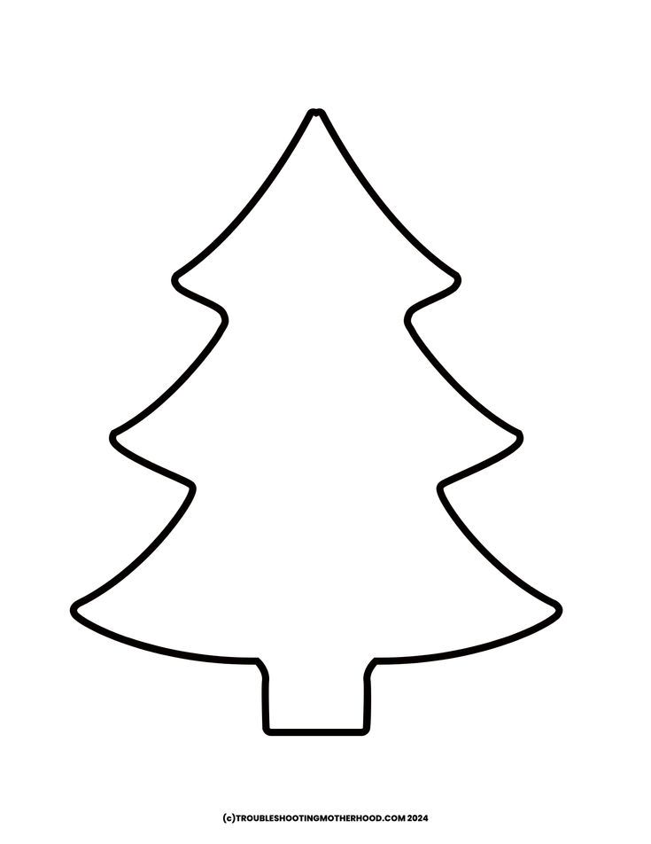 Christmas Tree Form DIY. Image: Christmas tree outline. Tree Outline Drawing, Embroidery Patterns Free Printables, Christmas Tree Templates, Christmas Tree Patterns, Christmas Tree Outline, Printable Christmas Tree, Stencils Printables Templates, Christmas Tree Stencil, Drawing Tree