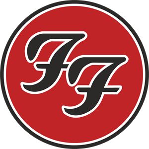 the fg logo in black and red