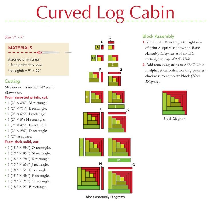 the diagram shows how many different materials can be used to make this quilts pattern