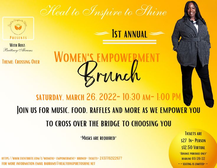 an advertisement for women's employment brunch