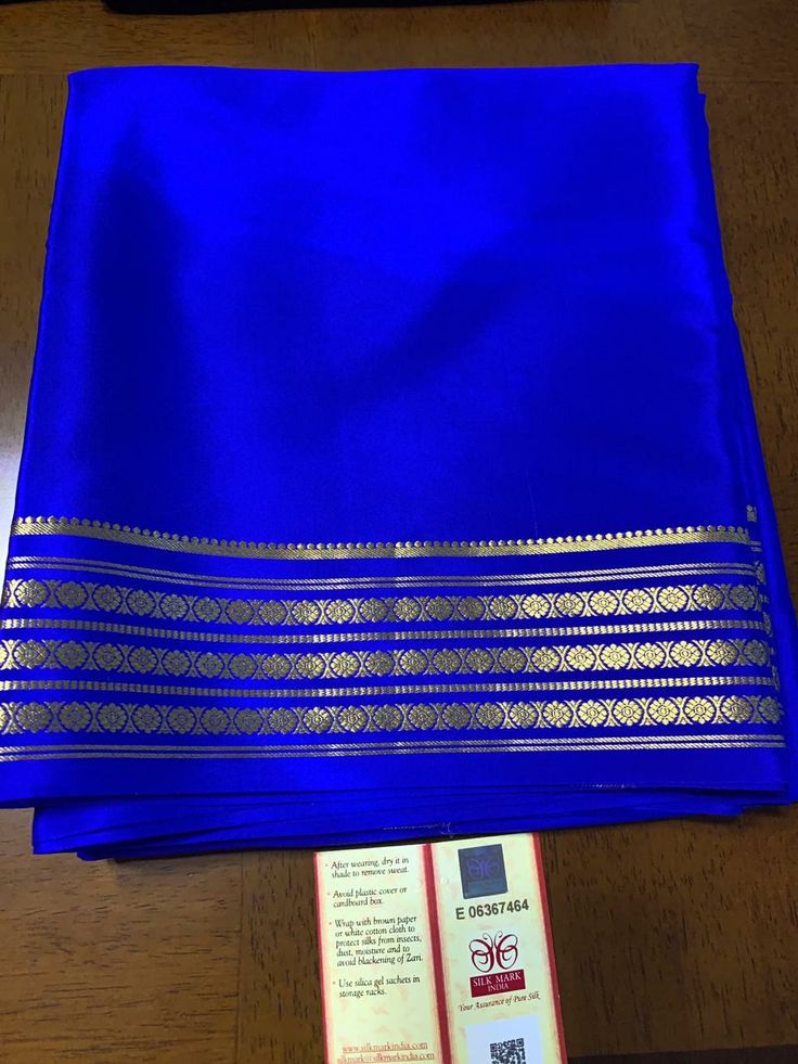 Mysuru Silk Saree Blouse Designs, Royal Blue Pattu Saree Wedding, Mysuru Silk Saree, Royal Blue Saree Contrast Blouse, Royal Blue Mysore Silk Saree, Blue Mysore Silk Saree, Pattu Sarees Wedding, Marriage Outfit, Blue Sarees