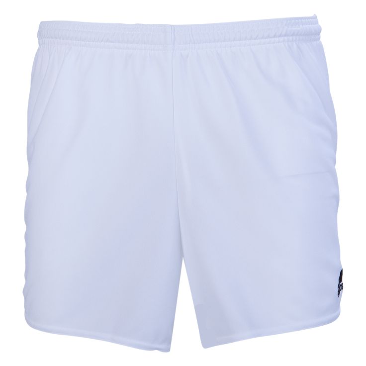 adidas Women's Parma 16 Short. Outfit your team in adidas. Lightweight. Elastic waistband. Embroidered logo on left leg. Inseam: 4" ClimaLite technology. Polyester. Expected end date 10/2019. Short Sports Bottoms With Three Stripes, Sporty White Tennis Shorts, Three Stripes Athletic Shorts For Sports, Sports Athletic Shorts With Three Stripes, White Three Stripes Gym Shorts, Athletic Shorts With Three Stripes For Sports, Adidas Breathable Training Bottoms, Sporty Shorts With Three Stripes For Sports, Adidas Breathable Bottoms For Training