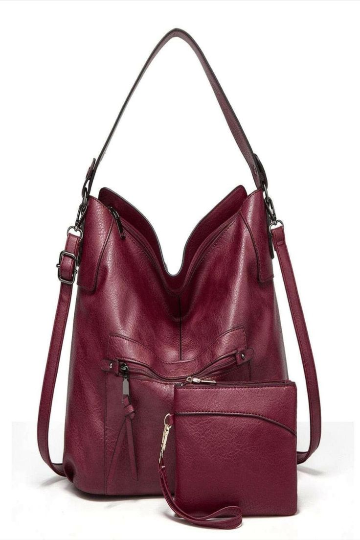 Crafted with high-quality vegan leather, the Claudia is a stylish bag perfect for everyday use. With a soft interior lining of polyester, the bag also features a variety of pockets: one interior slot pocket, a cell phone pocket, a zipper pocket, and an interior compartment. Its exterior features a solid style finished with an elegant tassel. A securely locking zipper closure ensures your items stay safe. Fall Bags With Cell Phone Pocket For On-the-go, On-the-go Bags With Cell Phone Pocket For Fall, Fall Leather Shoulder Bag With Cell Phone Pocket, Leather Shoulder Bag With Cell Phone Pocket For Fall, Fall Satchel Bag With Cell Phone Pocket, Versatile Hobo Shoulder Bag With Cell Phone Pocket, Faux Leather Satchel Shoulder Bag With Pockets, Faux Leather Shoulder Bag With Zipper For Errands, Hobo Shoulder Bag With Cell Phone Pocket For Errands