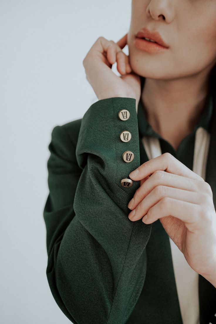 By purchasing this green blazer, you will officially become a member of our exclusive members only club! You will be one of 150 women in the entire world to own this jacket. As part of the club, you get access to all sorts of awesome perks - think blazer holder golf retreats, sneak peeks of next season’s designs, and so much more! The Meg blazer is the perfect way to solidify your commitment to the game of golf! Green Long Sleeve Sport Coat For Fall, Green Sport Coat For Winter Workwear, Green Fall Blazer With Buttons, Green Blazer With Button Closure For Fall, Fall Green Blazer With Buttons, Green Sport Coat For Workwear, Green Winter Blazer For Work, Green Winter Workwear Blazer, Green Single Breasted Sport Coat For Fall