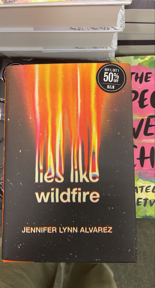 there is a book about wildfire on the shelf