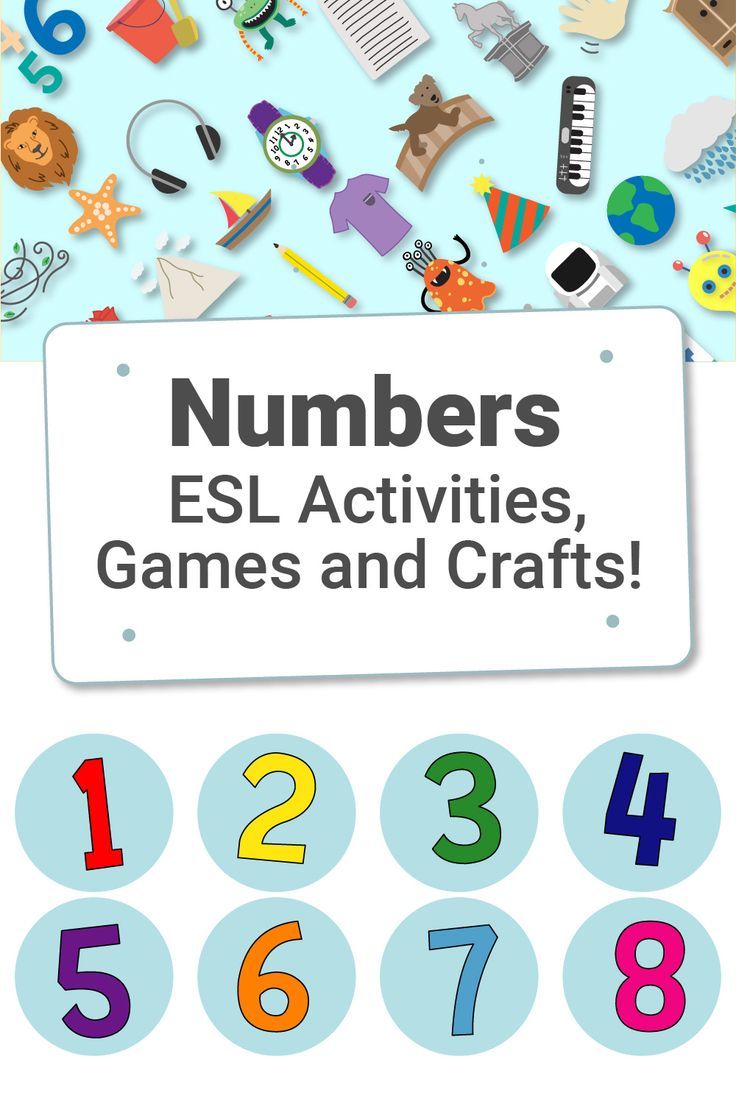 ESL numbers activities crafts and games for children Numbers Activities For Kids, Esl Numbers, English Language Activities, English Numbers, Numbers Activities, Activity Games For Kids, Esl Classroom, Esl Activities, Teaching Numbers