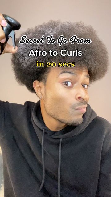 Men Curls Hairstyles, Best Afro Hairstyles Men, How To Get Coily Hair, How To Make Afro Curls, Making Hair Curly, Curly Hair Men Products, Afro Hairstyle Men, Afro Curls Men, Men’s Afro Hairstyles