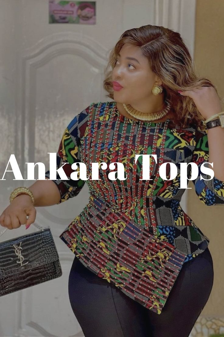 ankara tops Trendy Ankara Tops For Jeans, African Tops For Women Classy With Jeans, Classy Ankara Tops, African Blouses With Jeans, Simple Ankara Tops With Jeans, Cute Ankara Tops, African Tops For Women Classy, Ankara Blouse Styles For Jeans, Simple Ankara Top Styles