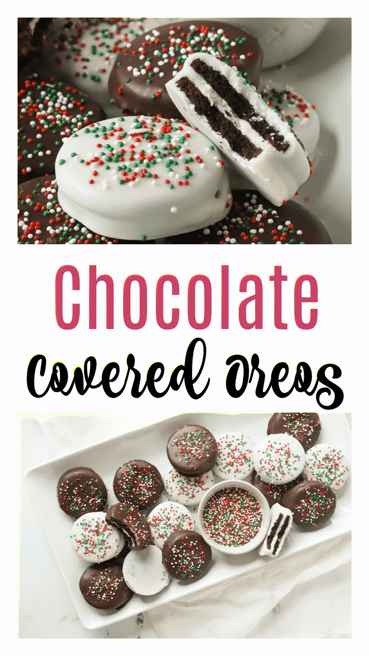 chocolate covered pretzels with sprinkles and white frosting on top