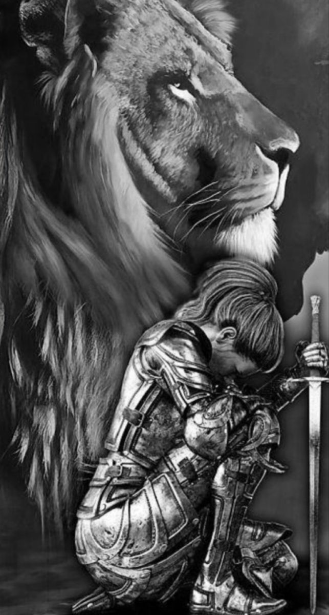 Demiromantic Pride, Armor Of God Tattoo, Lion Of Judah Jesus, Animal Tattoo Ideas, God Tattoos, Prophetic Art, Lion Pictures, Warrior Tattoo, Christian Pictures