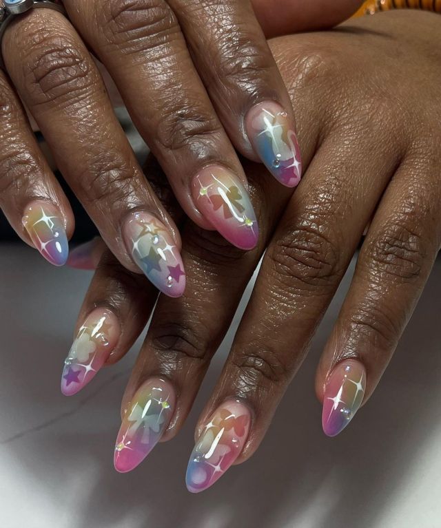 Y2k Summer Nails, Nails On Black Women, Nails Nyc, Slay Nails, Coachella Nails, K Pop Nails, Artsy Nails, Japan Nail, Nyc Spring