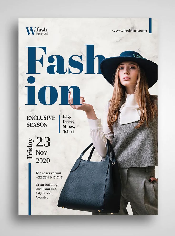 a woman with a handbag is posing for the cover of fashion magazine, which features an image of a woman in a hat