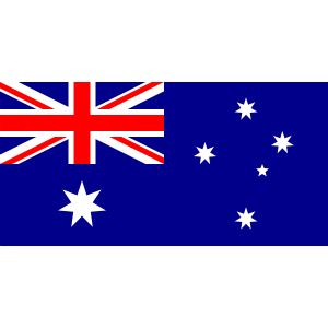 the flag of australia is shown in this black and white frame, with stars on it