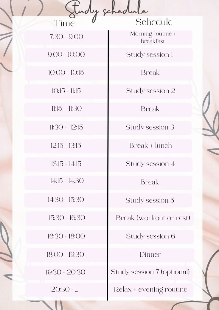 Study schedule smallbusinessplanning #plannersfor2024 #organisationideasplanners #planner2024paraimprimir.


Source by liannetoledo How To Organize Your Planner For School, Study Schedule For Commerce Students, 12hours Study Plan, Strict Study Schedule, Study Day Plan, Full Day Study Schedule, Study Day Schedule, 8 Hour Study Schedule, 12 Hours Study Plan