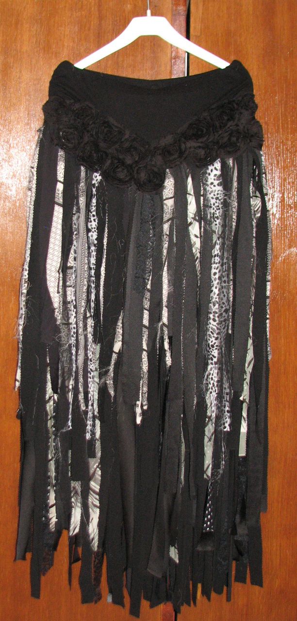 Tattered rag skirt, gypsy skirt, nymph clothing , gypsy couture, cottage chic skirt, handmade, hippie, DIY Patch Skirt Diy, Ragged Skirt, Weird Skirt, Tattered Skirt, Ripped Skirt, Goth Styles, Rag Skirt, Spirit Horse, Greek Costume