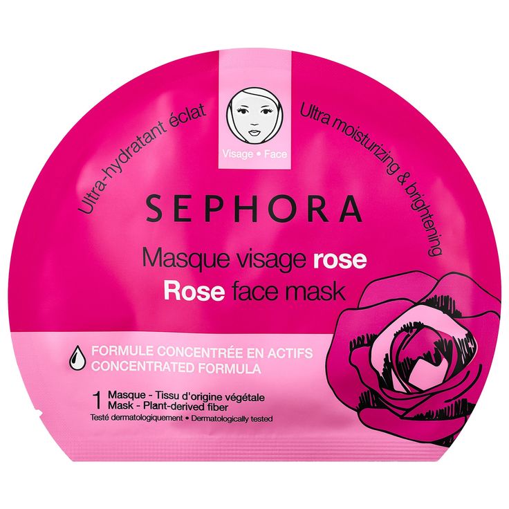 Face Mask - SEPHORA COLLECTION | Sephora Face Peel Mask, Sephora Face Mask, Rose Face Mask, Tumeric Face Mask, Glowing Face, Exfoliating Mask, Face Mask Recipe, Skin Mask, Peeling Skin