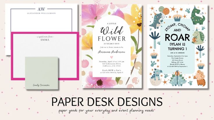 Paper Desk Designs | Custom Paper Goods