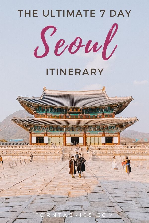 the ultimate seven day seoul itinerary