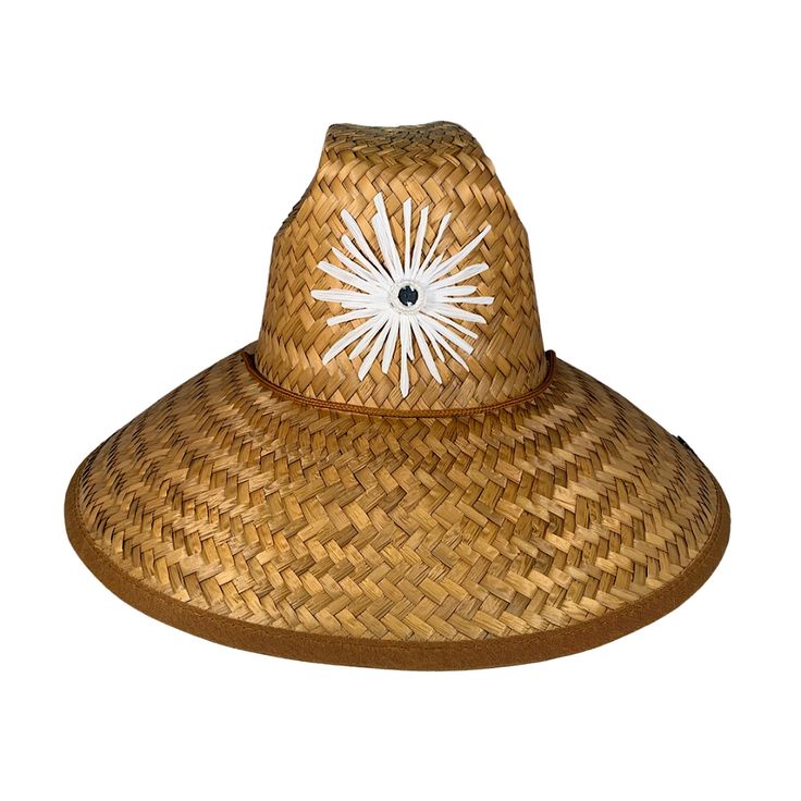 RAFFIA FLOWER - WHITE White Coastal Straw Hat For Vacation, White Coastal Style Straw Hat For Vacation, White Toquilla Straw Boater Hat For Beach, White Toquilla Straw Hat For Summer, White Toquilla Straw Hat For Vacation, White Beachy Straw Hat With Curved Brim, White Toquilla Straw Sun Hat For Vacation, White Coastal Hat For Spring, White Coastal Sun Hat With Curved Brim