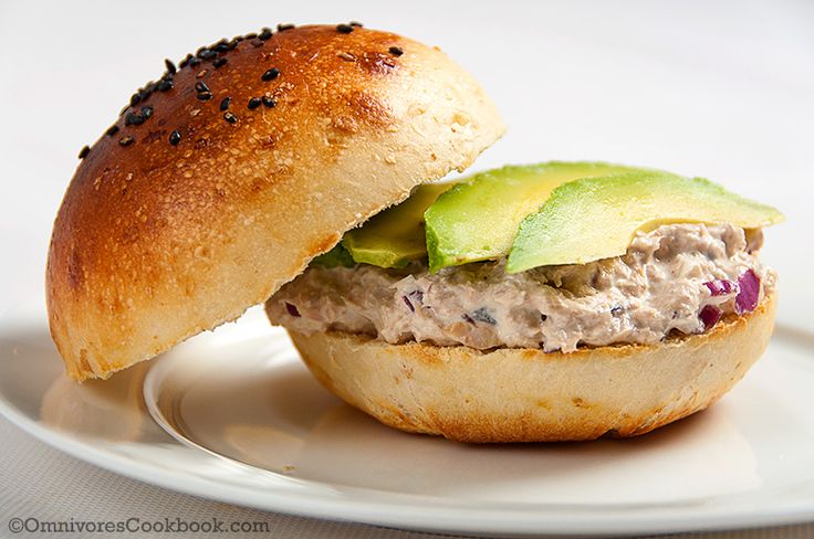 a sandwich with meat and avocado on a white plate, ready to be eaten