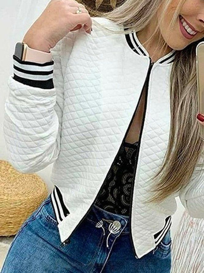 Womens Jackets Casual, Long Sleeve Outerwear, Zipper Shorts, Casual Outerwear, Cooler Look, Casual Vest, Winter Jackets Women, Clothing Size Chart, Womens Clothing Sizes