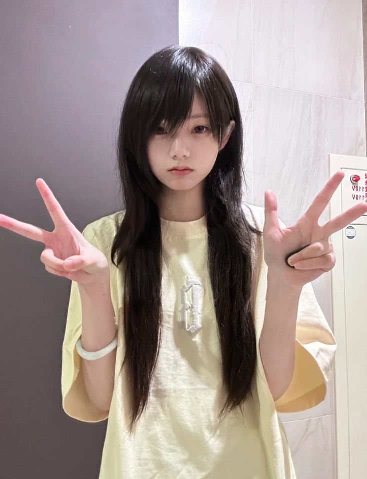 Kawaii Hairstyles, Japanese Hairstyle, Anime Hair, Hair Reference, Asian Hair, American Beauty, Dream Hair, Pretty Selfies, Hairstyles Haircuts