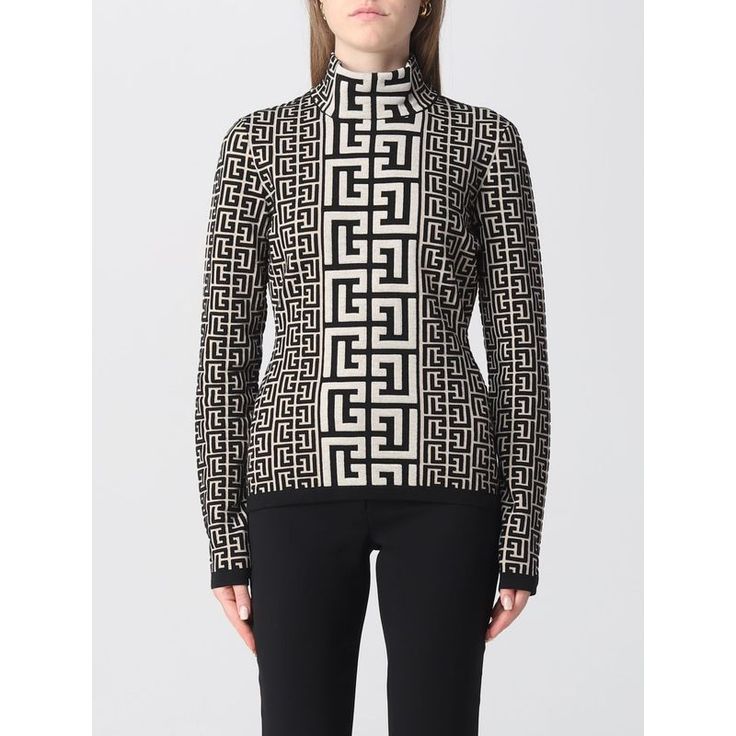 Fall/Winter 2023/2024 Balmain Sweater Woman Ivory Sku: Gig-Bf1kf003ke67 ~ Gfe Welcome To The Official Luosophy Poshmark Closet! Luosophy Is A Luxury Brand Reselling Company Founded In San Diego, Ca From 2016. All Our Products Are Imported From Italy And Sold In The Usa. We Do Our Best To Provide High Fashion, Luxury Items At Affordable Prices. We Guarantee All Our Products Are 100% Authentic. Shop With Us And You Will Forget About Shopping At Department Or Brand Name Stores. Our Prices Will Easi Designer Cream Sweater For Fall, Luxury Monogram Printed Outerwear For Winter, Luxury Monogram Print Outerwear For Winter, Luxury Winter Outerwear With Monogram Print, Luxury Monogram Print Winter Outerwear, Designer Cream Winter Sweater, Designer Cream Sweater For Winter, Elegant White Jacquard Knit Top, Luxury Jacquard Knit Winter Top