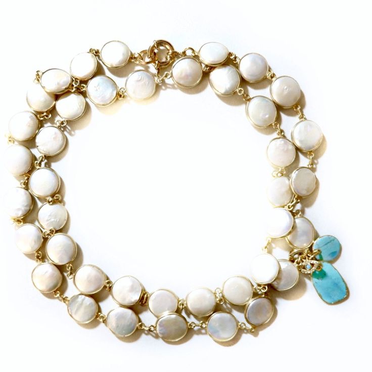 my santorini pearl necklace Elegant Turquoise Pearl Jewelry With Pearl Charm, Turquoise Pearl Jewelry With Pearl Charm, Turquoise Pearl Drop Jewelry, Turquoise Pearl Necklaces With Pearl Charm, Turquoise Pearl Necklace With Pearl Drop, Elegant Turquoise Jewelry With Mother Of Pearl, Elegant Turquoise Necklace With Pearl Chain, Elegant Turquoise Pearl Drop Necklace, Elegant Turquoise Necklace With Pearl Drop