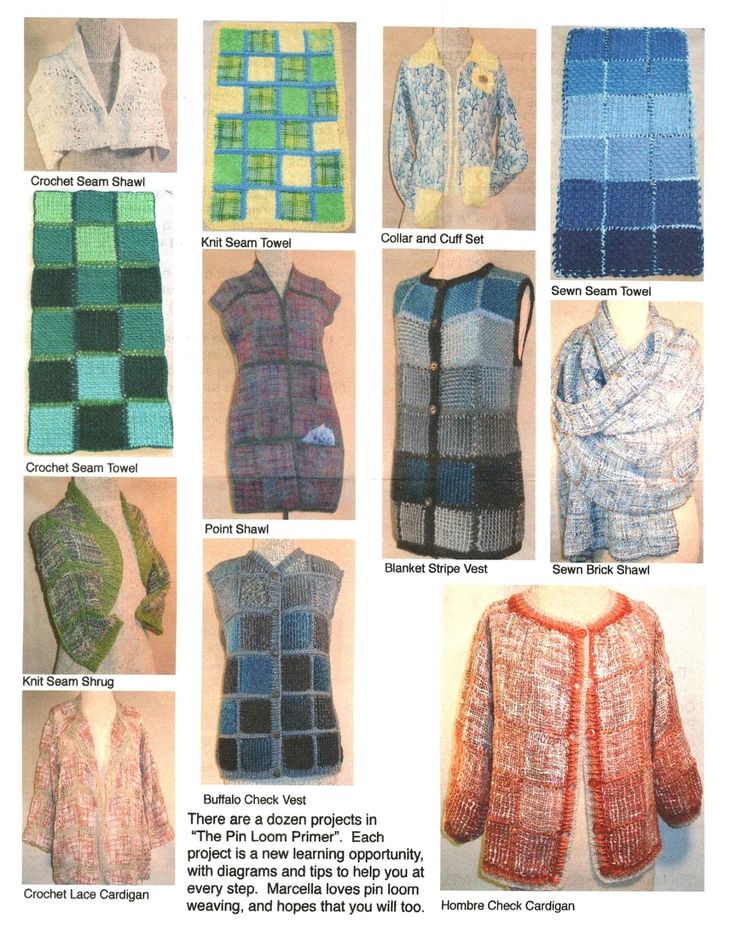 many different types of sweaters are shown in this page, including one for women and one for men