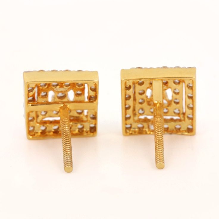 ⚫ This earrings made with natural diamonds in solid 14k yellow gold, ⚫ Solid 14k Yellow Gold Stud Earrings Pave Diamond Jewelry ⚫ Stud Earrings, Gold Earrings, Diamond Earrings, Fine Jewelry, Handmade Earrings ⚫ Special customize for mother's day, Anniversary, Birthday Gift, Valentine, Mother's Day Christmas. ⚫ Item Details: Gross Weight:- 2.797 Grams 14k Yellow Gold Weight:- 2.675 Grams Diamond Weight:- 0.61 Ct. Item Size:- 12 x 9 MM Item SKU:- AEOS-2020 Please let us know if you required in ot Ear Wrap Earrings, Bridal Earrings Studs, Gemstone Diamond Ring, Pave Diamond Jewelry, Stone Bangle, Anniversary Jewelry, Anniversary Gifts For Wife, Jewelry Rings Diamond, Delicate Rings