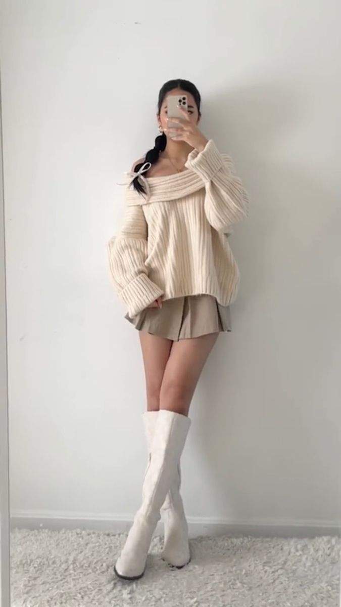 Feminine Outfit, 가을 패션, Outfit Inspo Fall, Kpop Outfits, Korean Outfits, Girly Outfits, Winter Fashion Outfits, Outfits Casuales, Cute Casual Outfits