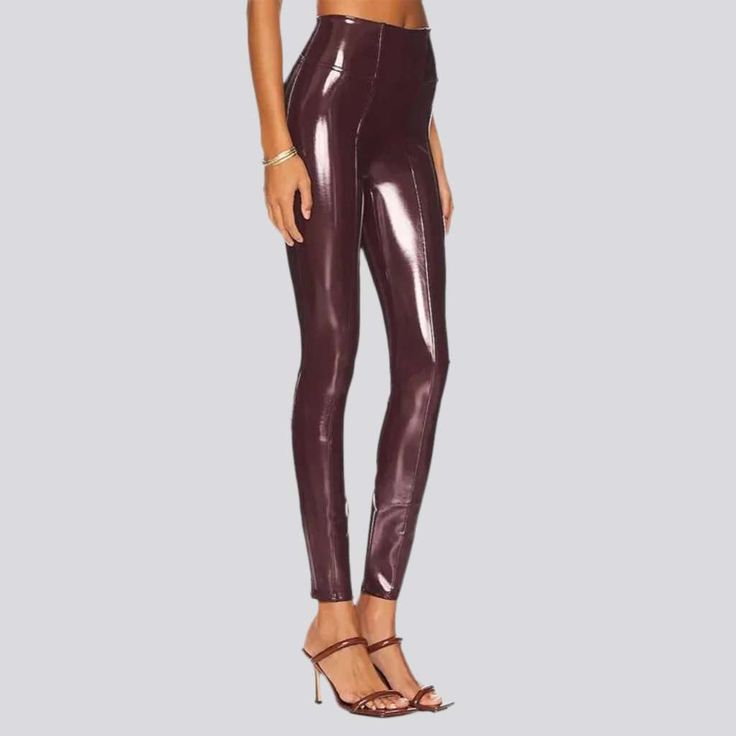 Welcome to the future of denim modern with our 2023 Autumn-Winter Collection's Latex Shiny Women's Denim Pants. Y2K style! These high-waisted. skinny-form pants are designed to make a statement. crafting an unforgettable look with a blend of the Y2K iconic trend and couture fashion ethos.Why You'll Fall In Love Y2K Inspired: This pair of denim pants captures the essence of the millennial modern scene a perfect combination of youthful exuberance and everlasting sophistication. Shiny Latex Coating Modern Scene, Welcome To The Future, Pants Y2k, Denim Pants Women, Denim Trends, 2023 Autumn, Leather Pattern, To The Future, Y2k Style