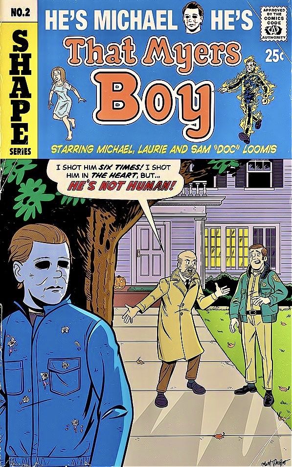 an old comic book cover with the title that says, that's a boy