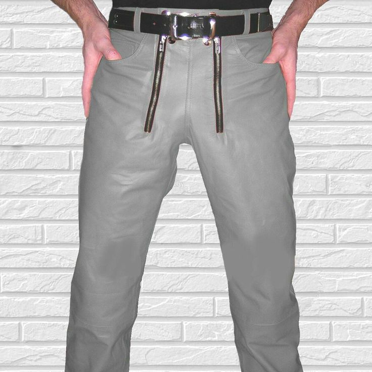 A high-quality genuine leather pant is a must in every men wardrobe. You can find real leather jackets for men at Leather Rend at very affordable prices. If you feel a little creative or know exactly what you want, you can even design your own leather pants online @Leather trend , we are all about customization any design of your choice also . We want you to feel at the top of the world whenever you are wearing one of our appealing and stylish leather Pants for men. FEATURES *OUTSIDE MATERIALS: 100% Lambskin Genuine Leather. *INSIDE MATERIALS: Premium Satin linings. *HARDWARE: Hand Polished Metal hardware. FEATURES 1.DO NOT WASH AND TUMBLE DRY OR DRY CLEAN. 2.DO NOT IRON. 3.CLEAN IN PROFESSIONAL LEATHER CARE CENTRE. Fitted Leather Pants With Belt Loops For Streetwear, Biker Leather Pants With Zipper Closure, Straight Leg Leather Pants With Zip Fly, Urban Straight Leg Leather Pants, Biker Leather Pants With Zipper For Fall, Casual Leather Pants For Biker Events, Fitted Leather Urban Bottoms, Urban Style Fitted Leather Bottoms, Urban Fitted Leather Bottoms