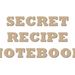 secretrecipenotebook