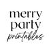 MerryPartyPrintables