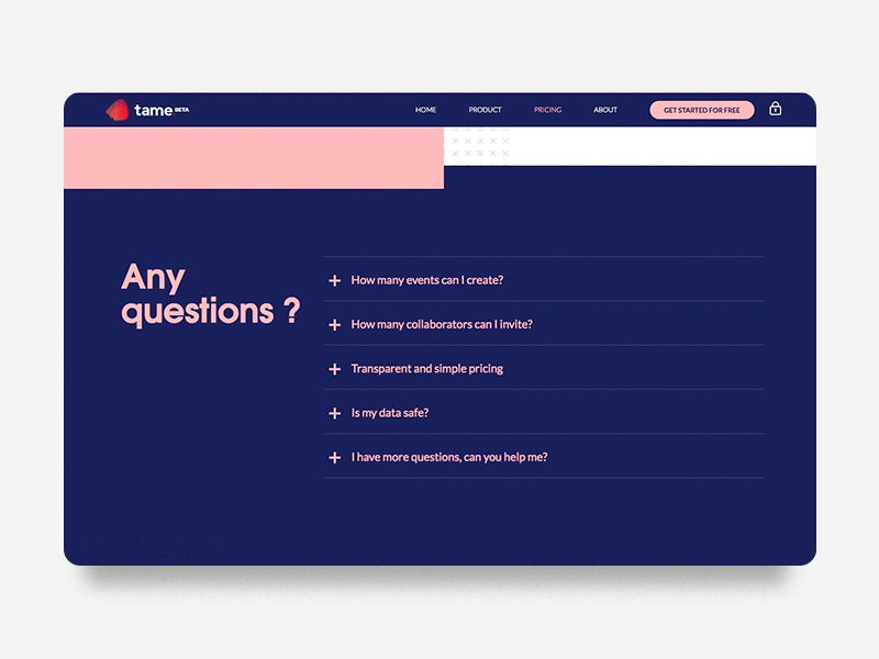 an image of a web page with the words any questions? on it and a question box below