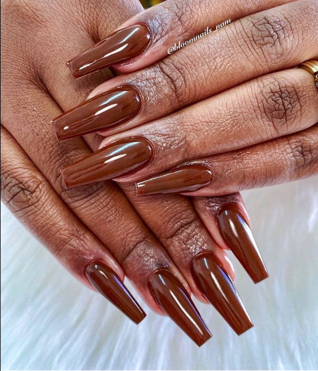 40+ Cool Brown Nail Designs To Try In Fall The Glossychic Brown