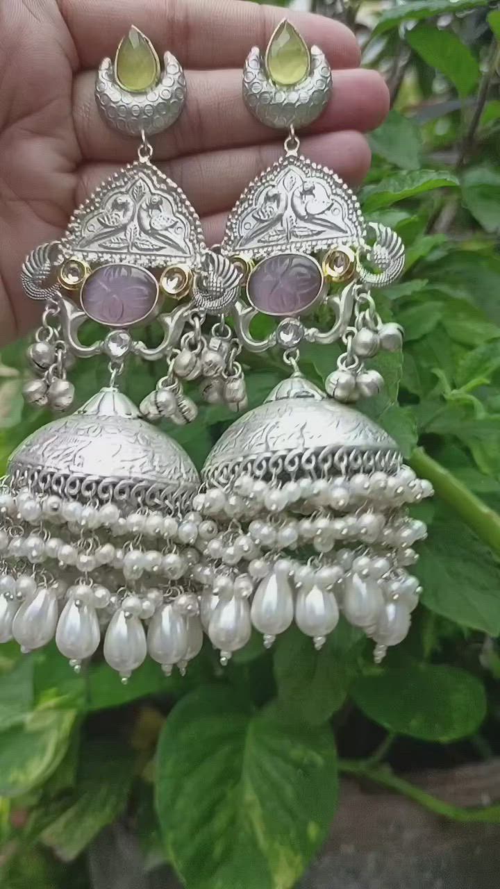 This contains an image of: A handcrafted jewelry piece.. to buy DM on instagram page @sabhyatathelabel