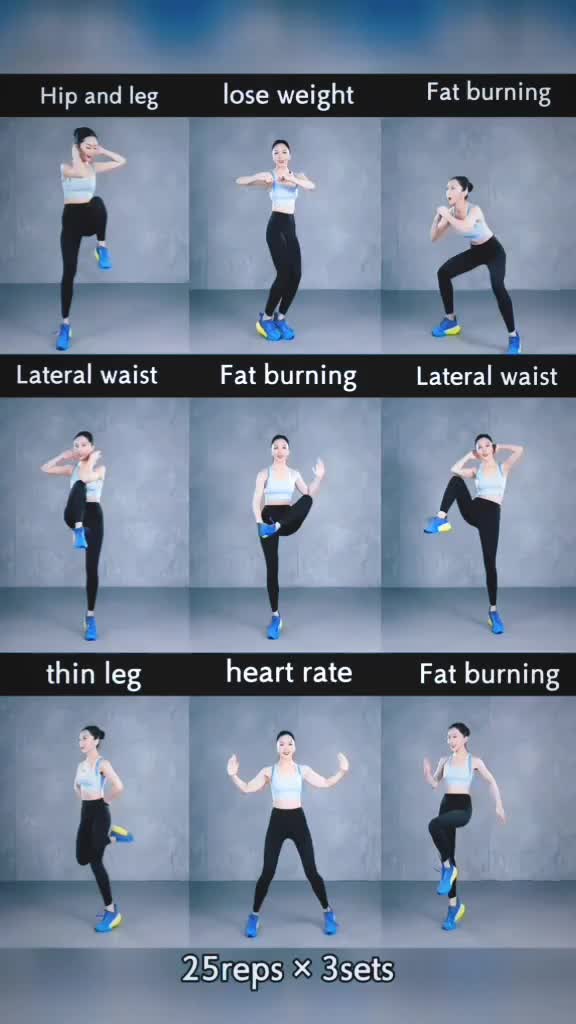 This may contain: a series of photos showing how to do the splits in different poses and positions, with text below