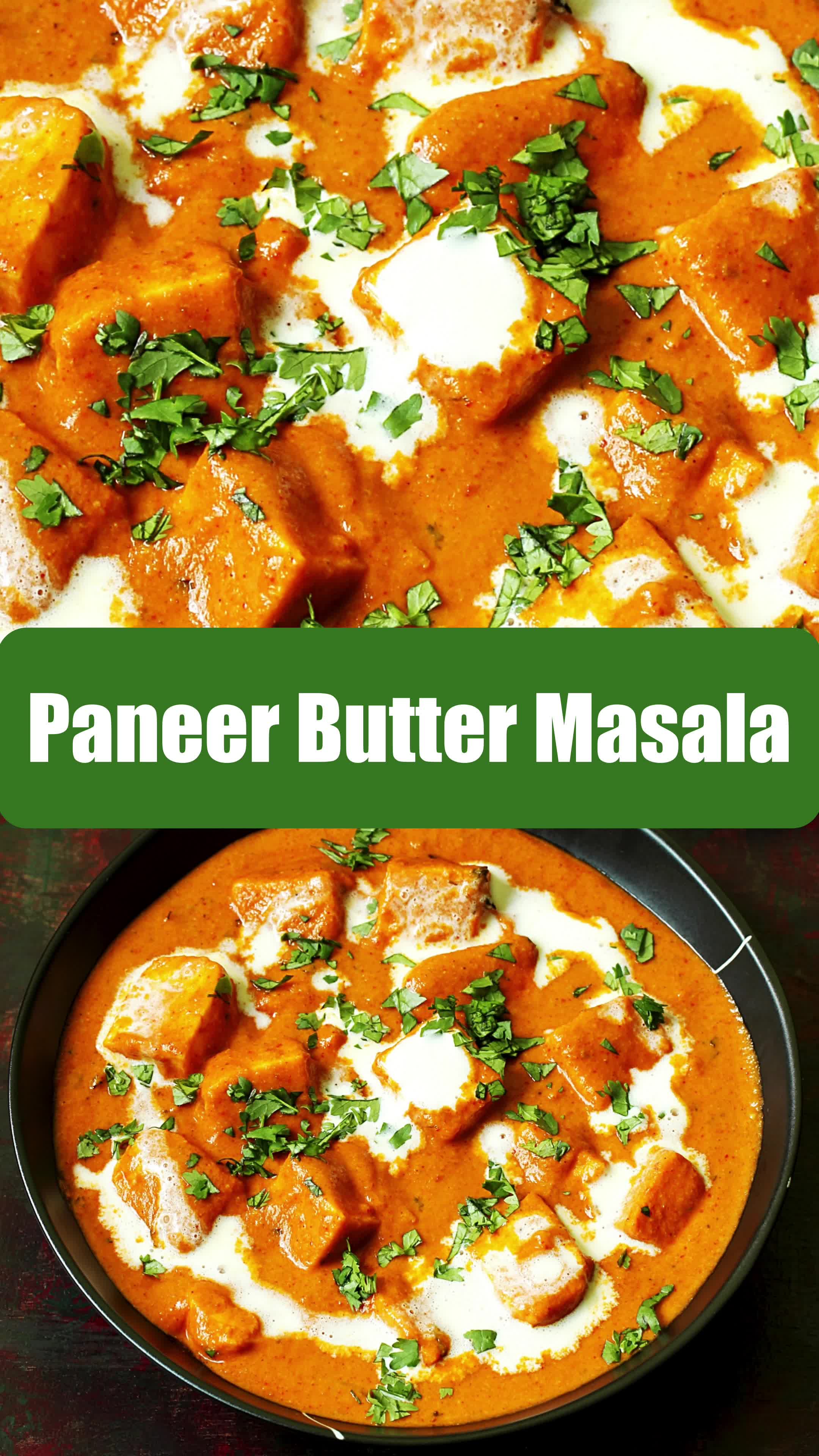 Paneer butter masala - Make the best, delicious & creamy restaurant style butter paneer at home with this super easy recipe!!