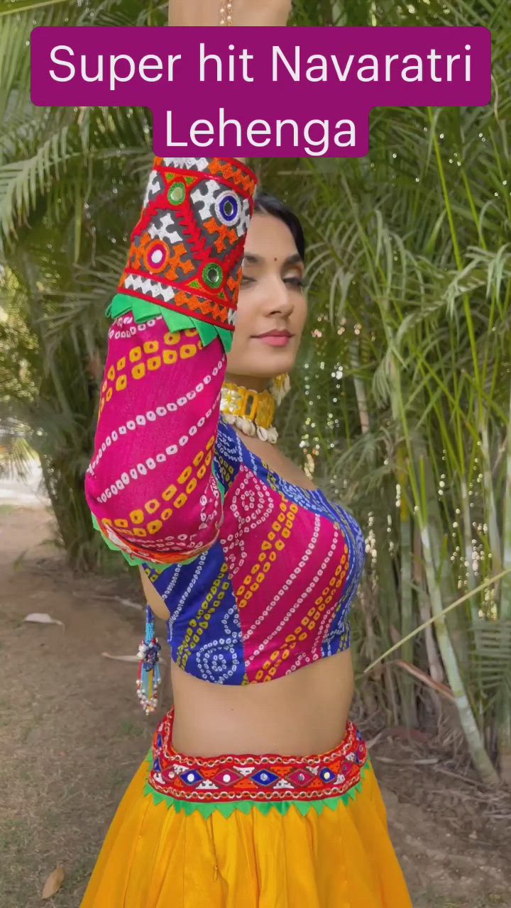 This contains an image of: Super hit Navaratri Lehenga