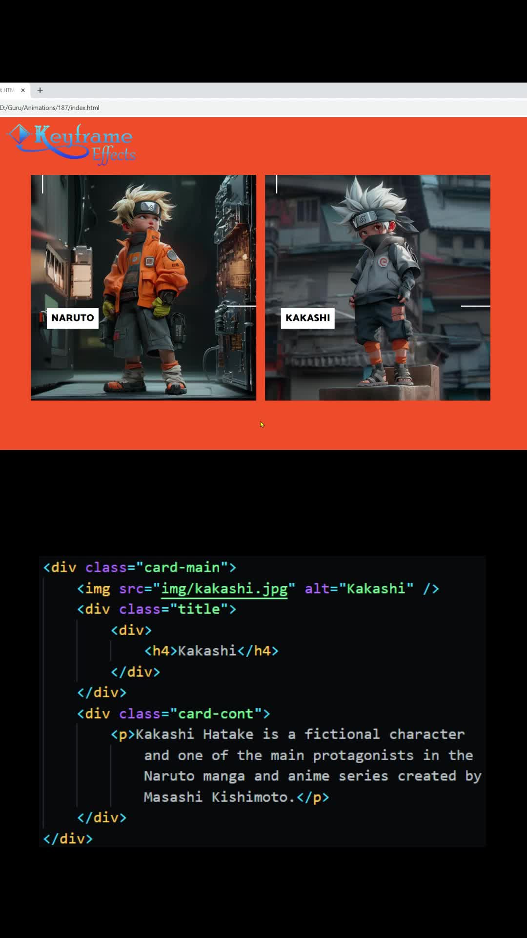 This contains: Image Hover Effects with HTML & CSS