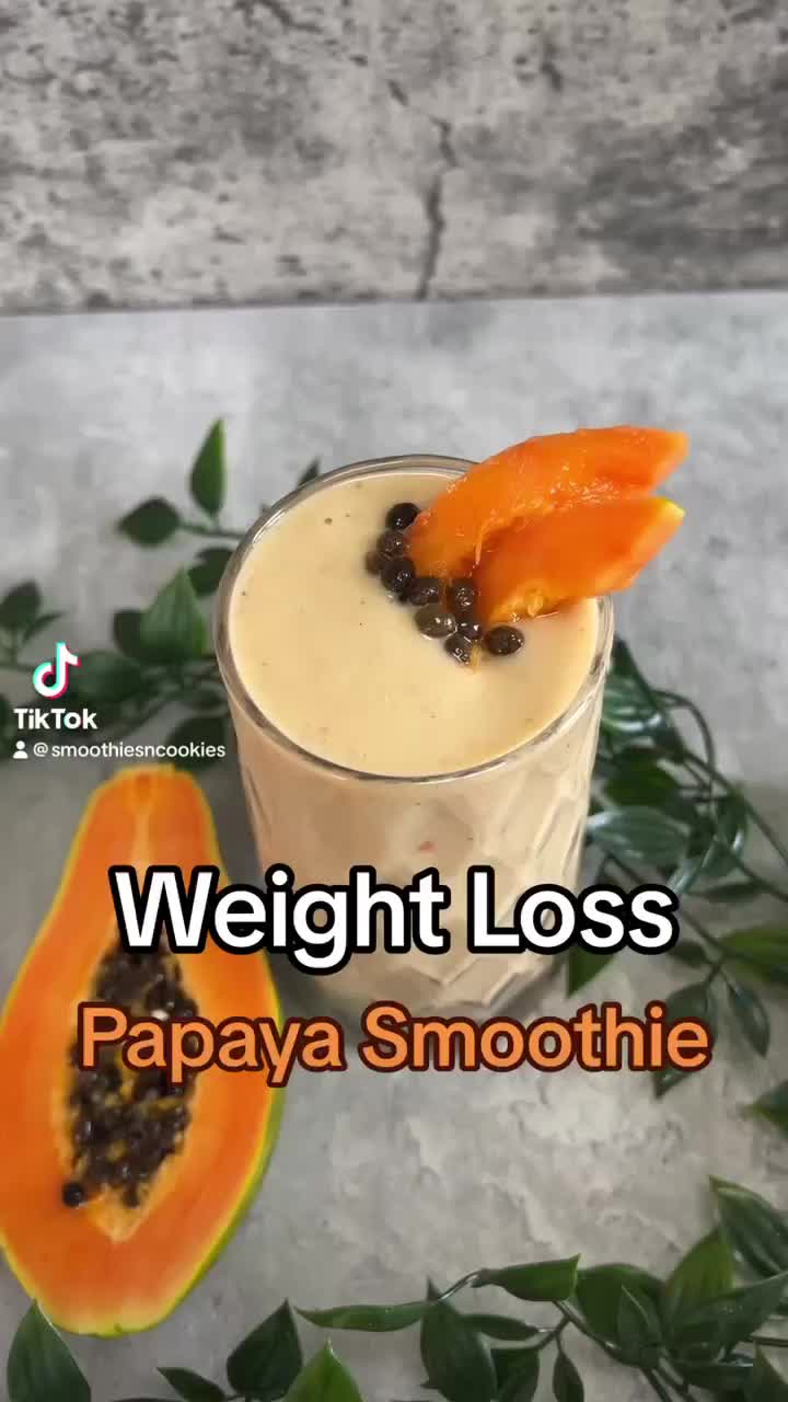 Fuel your fat-burning journey with my Papaya Smoothie! A metabolism-boosting blend rich in enzymes and fiber, perfect for a tasty, healthful boost. #PapayaFatBurningSmoothie #WeightLosspapayaSmoothie