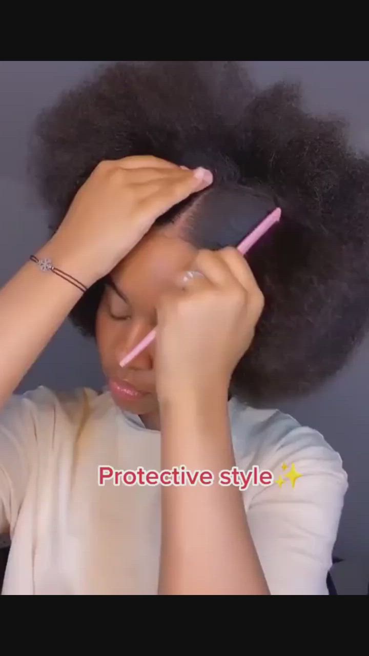 💗natural hair protective style💗#aligracehair #naturalhair #hairstyle #fyp