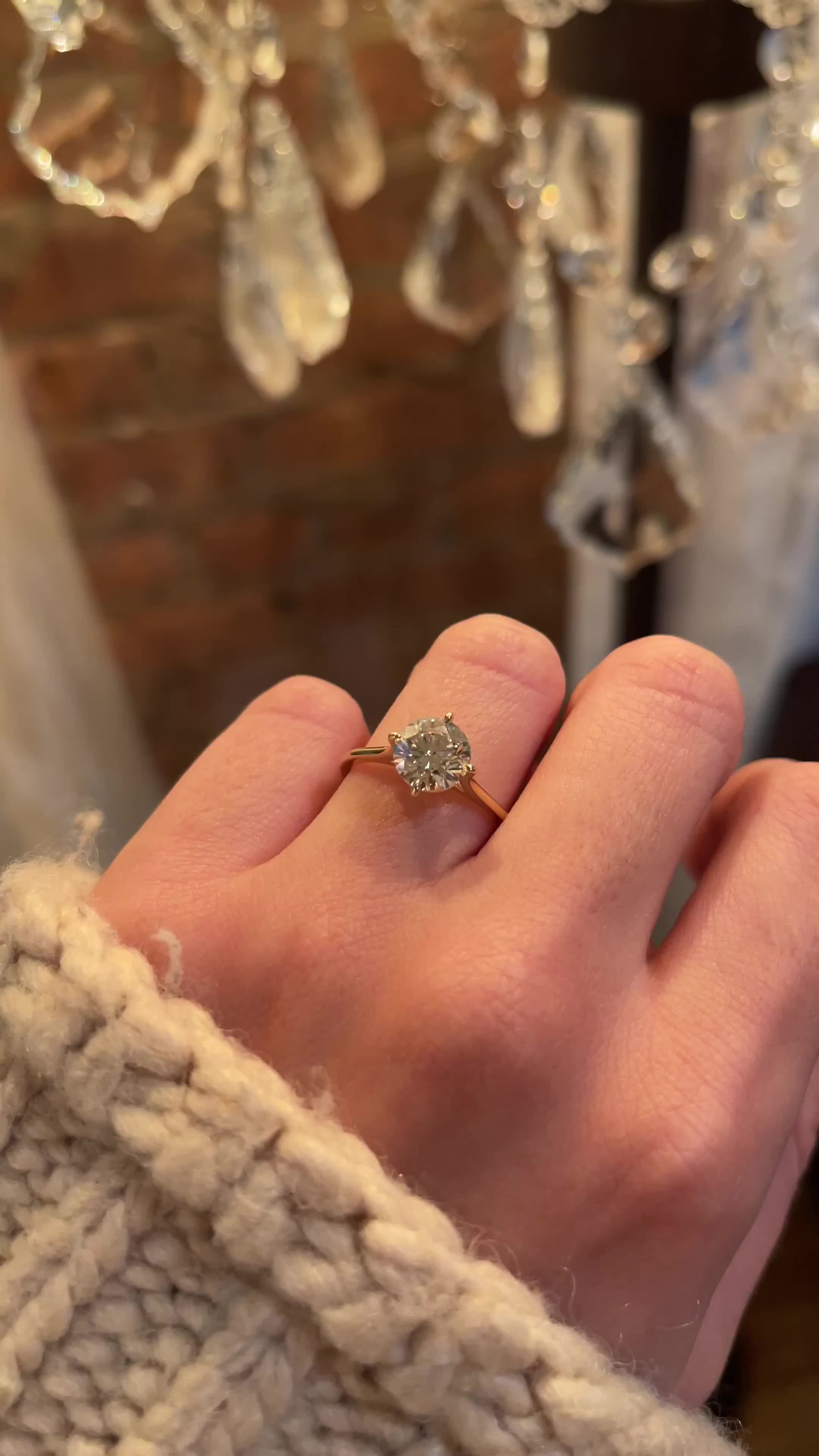 Simplicity and beauty are evident in our Martha: elegant, timeless and perfect. Drop-down diamond options represent our recommended grade, which maximizes size for value, while maintaining eye-perfect clarity and giving you a colorless look. For other diamond options, see our Shop Diamonds tab or speak to one of our design consultants. This design can also be made with other stone shapes. Interested in seeing wedding band pairings? Check out some options here. Setting only cost below:14k Rose, W