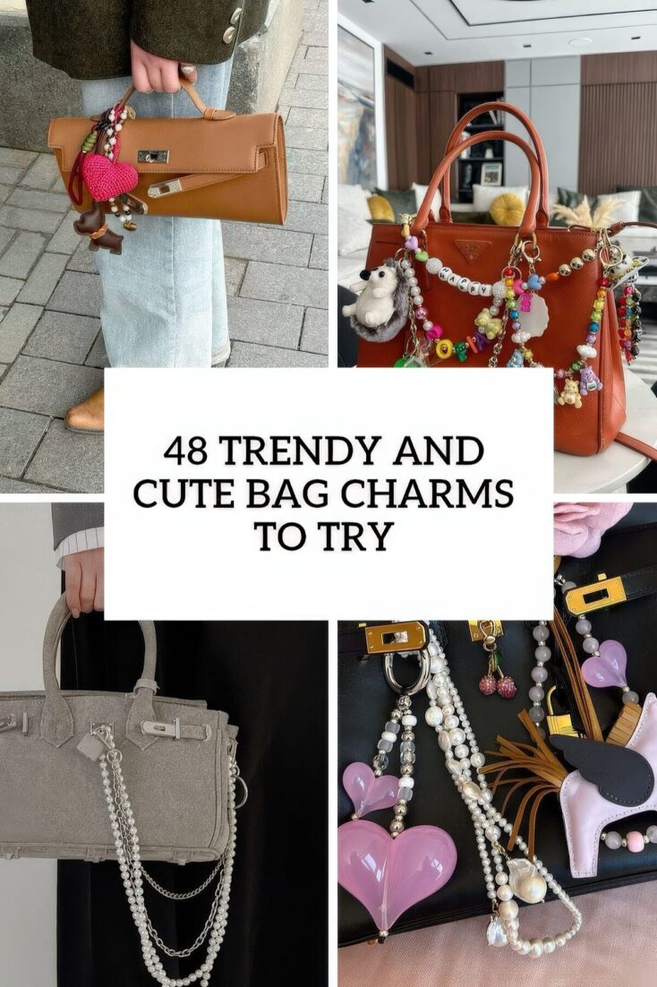 48 Trendy And Cute Bag Charms To Try